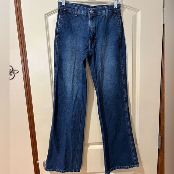 DIESEL 90s Mid Rise Wide Leg Blue Jeans Women’s Size 27 - Picture 1 of 7
